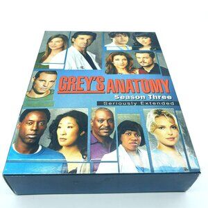 Grey's Anatomy Dvd Season 3 Seriously Extended TV Series